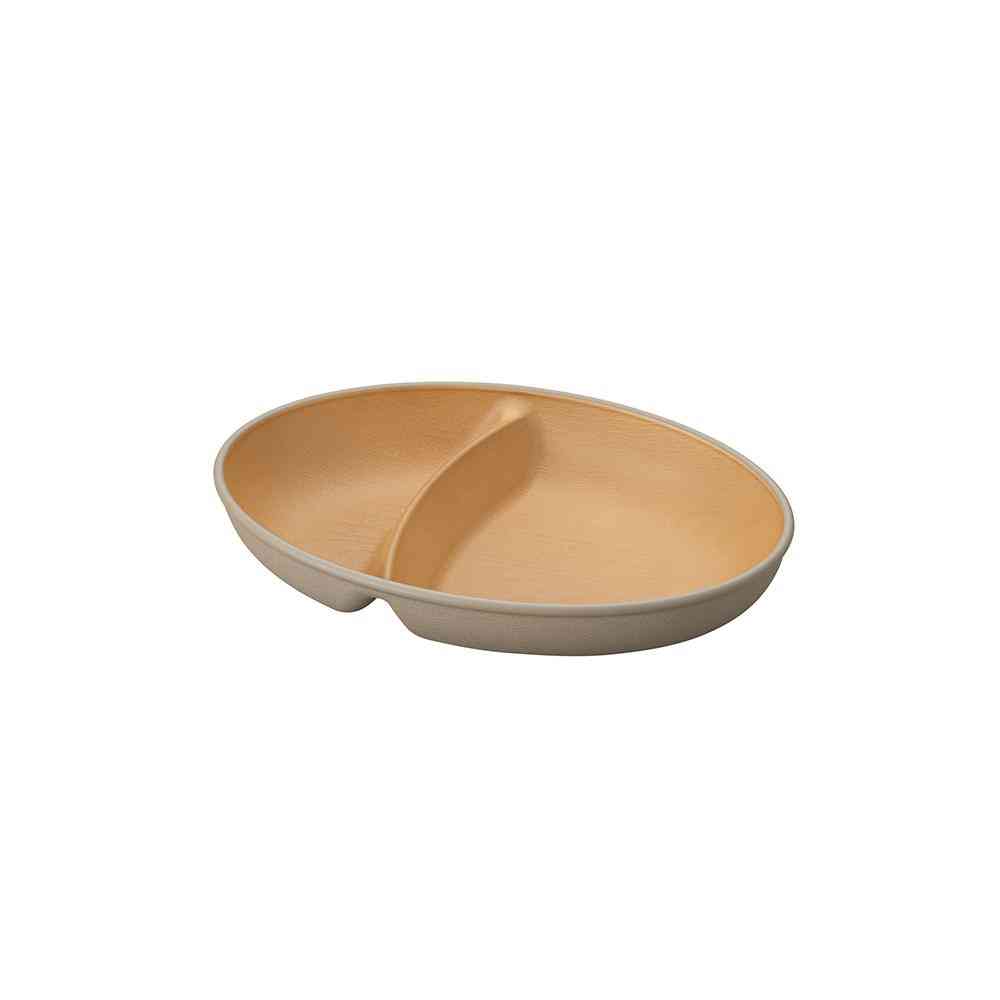 Kano EARTH COLOR Antibacterial Oval Plate Gray