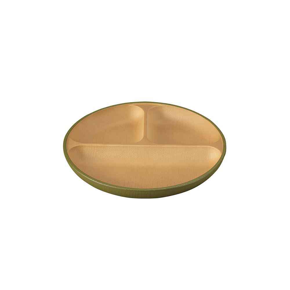 Kano EARTH COLOR Antibacterial Lunch Plate S Olive