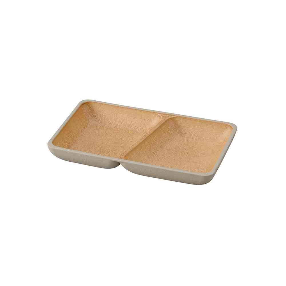 Kano EARTH COLOR Antibacterial Square Plate S Gray