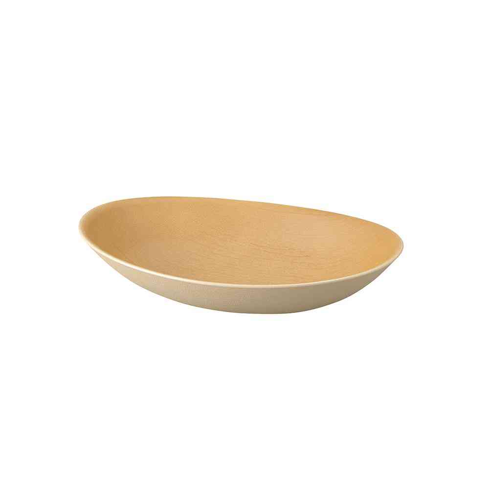 Kano EARTH COLOR Antibacterial Curry Pasta Plate Ivory