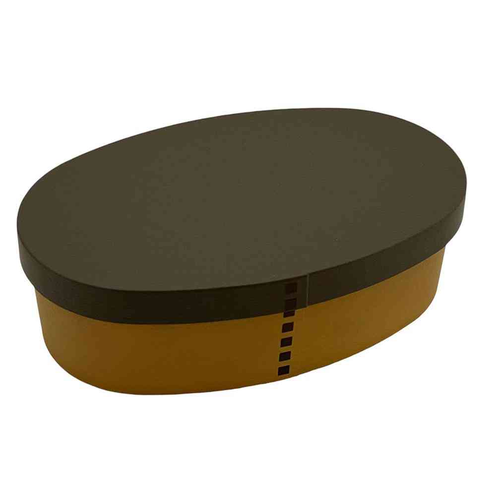 Kano EARTH COLOR Antibacterial Wappa Bento L - Dark Brown