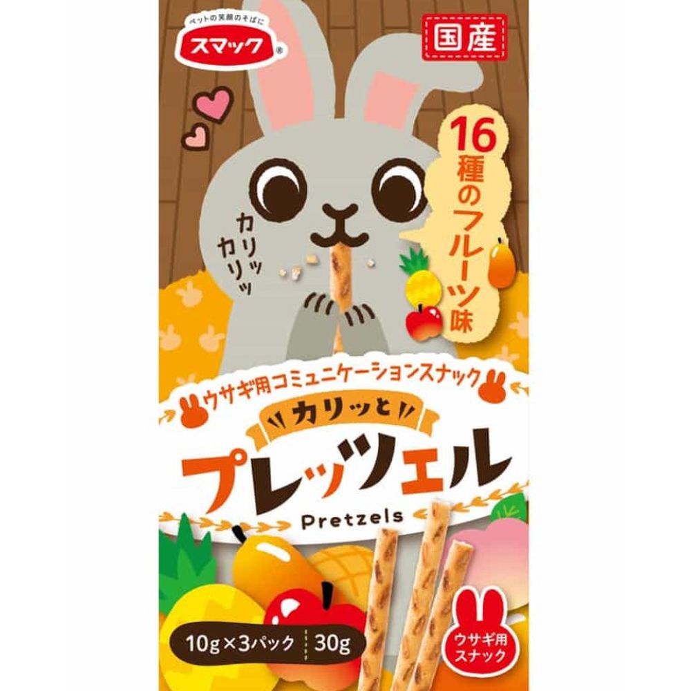 Smack Pretzel for Rabbits 16 Fruit Flavors 30g