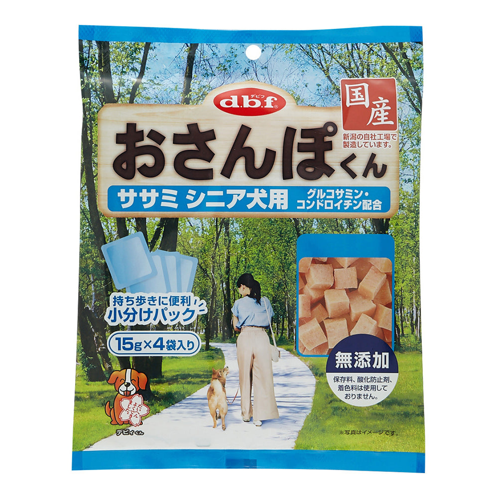 Debut Pet Walk Buddy Chicken Tender Senior Dog Treat 60g (15g x 4 bags)