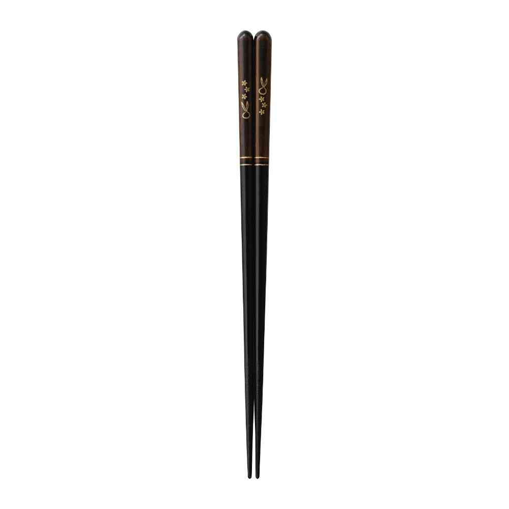 Ishida Dishwasher Safe Chopsticks Autumn Rabbit 23cm