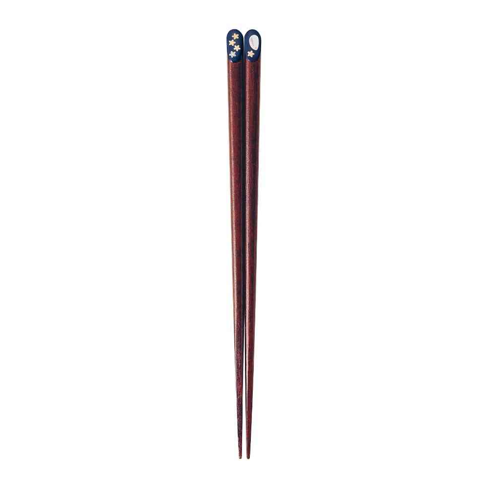 Ishida Chopsticks Kinza Usagi Blue 23cm