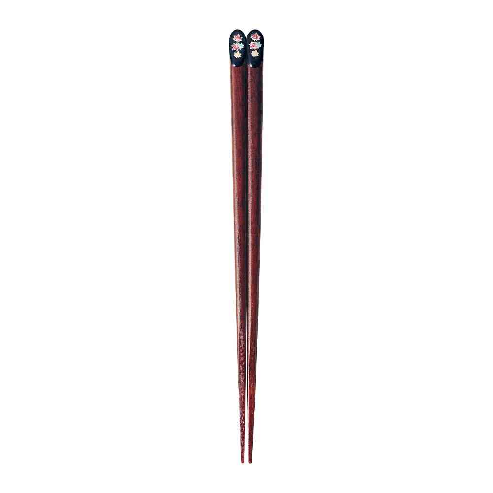 Ishida Chopsticks Kinza Momiji Black 23cm