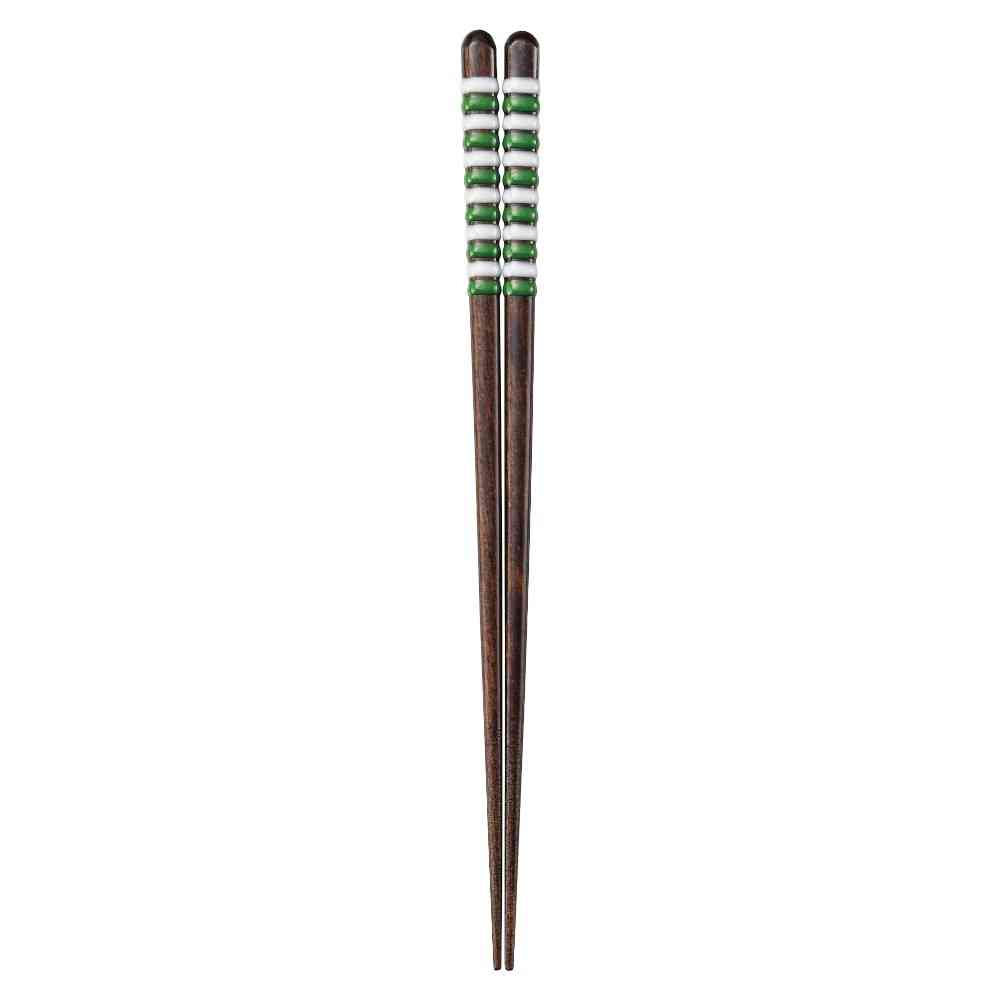 Ishida Dishwasher Safe Chopsticks Candy Roll Green 23cm