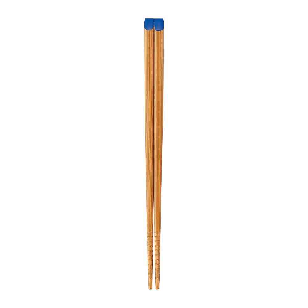 Ishida Chopsticks Susutake Tenpei Head Color Blue 22.5cm
