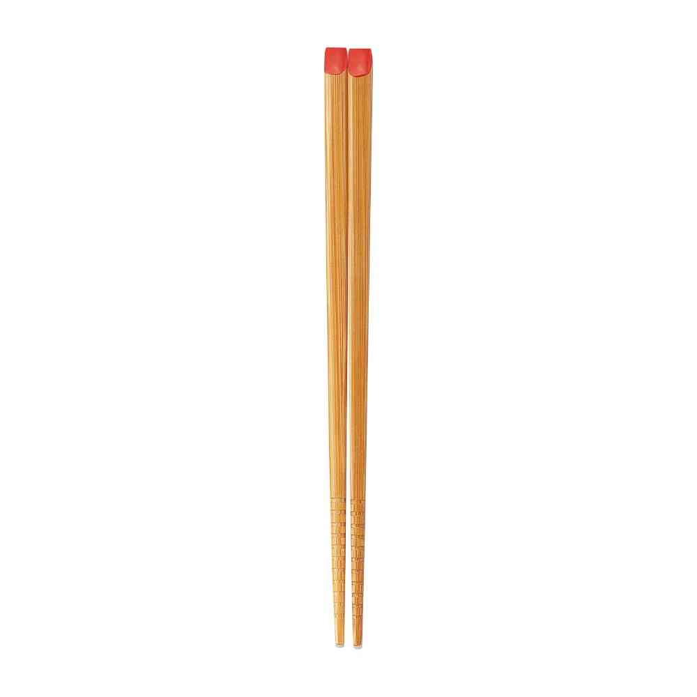 Ishida Chopsticks Susutake Tenpyo Head Color Red 19.5cm 1 Pair
