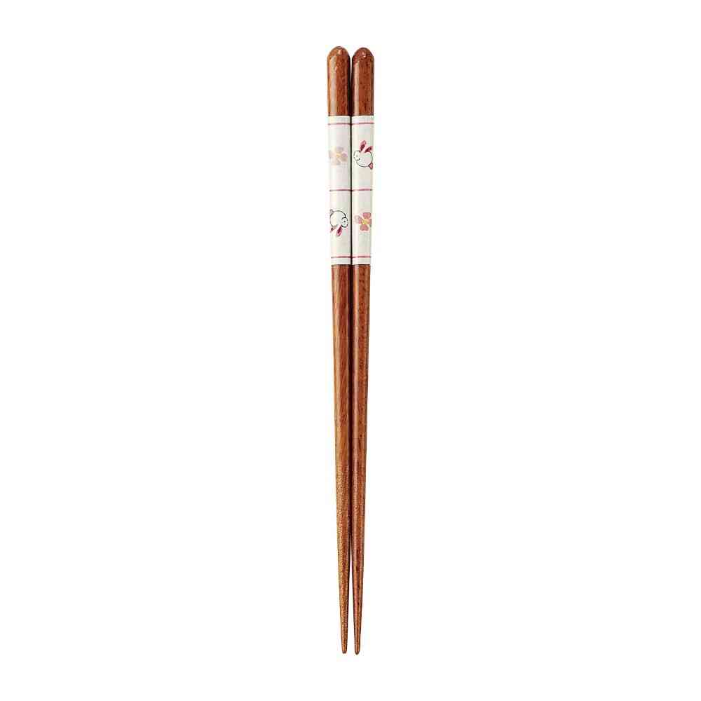 Ishida Dishwasher Safe Chopsticks Usagi Komon 20.5cm 1 Pair