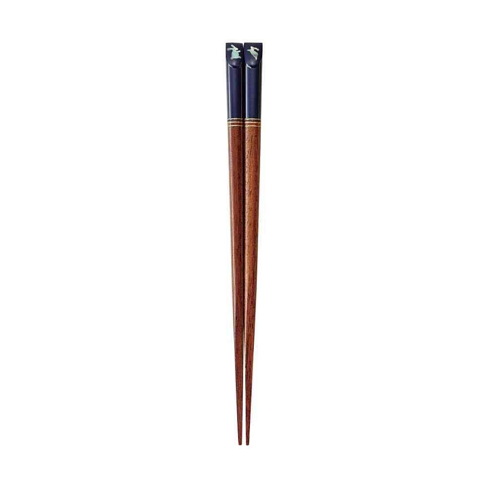 Ishida Kids Chopsticks Colorful Rabbit Blue 18cm