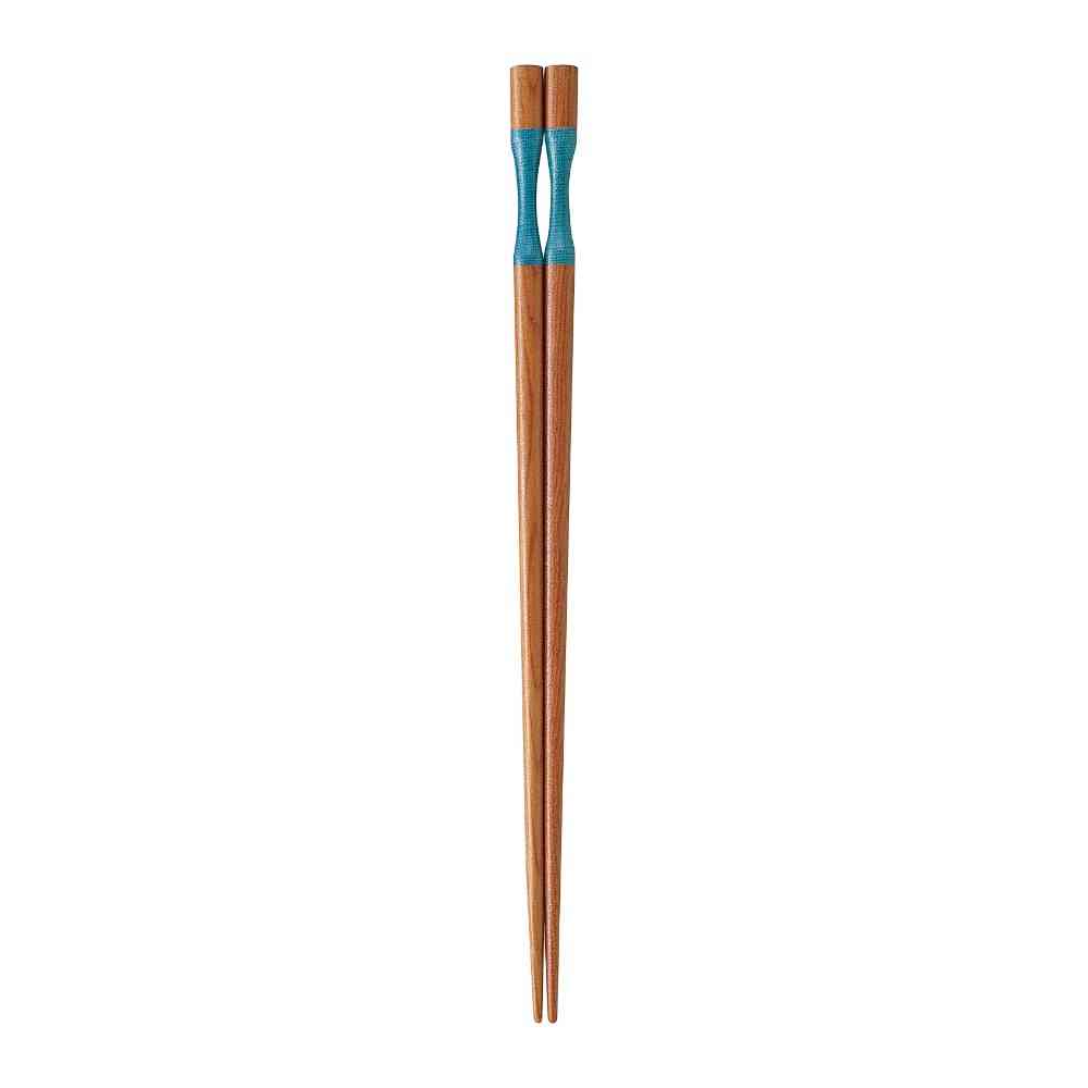Ishida Chopsticks Kokeshi Blue 23cm (1 pair)