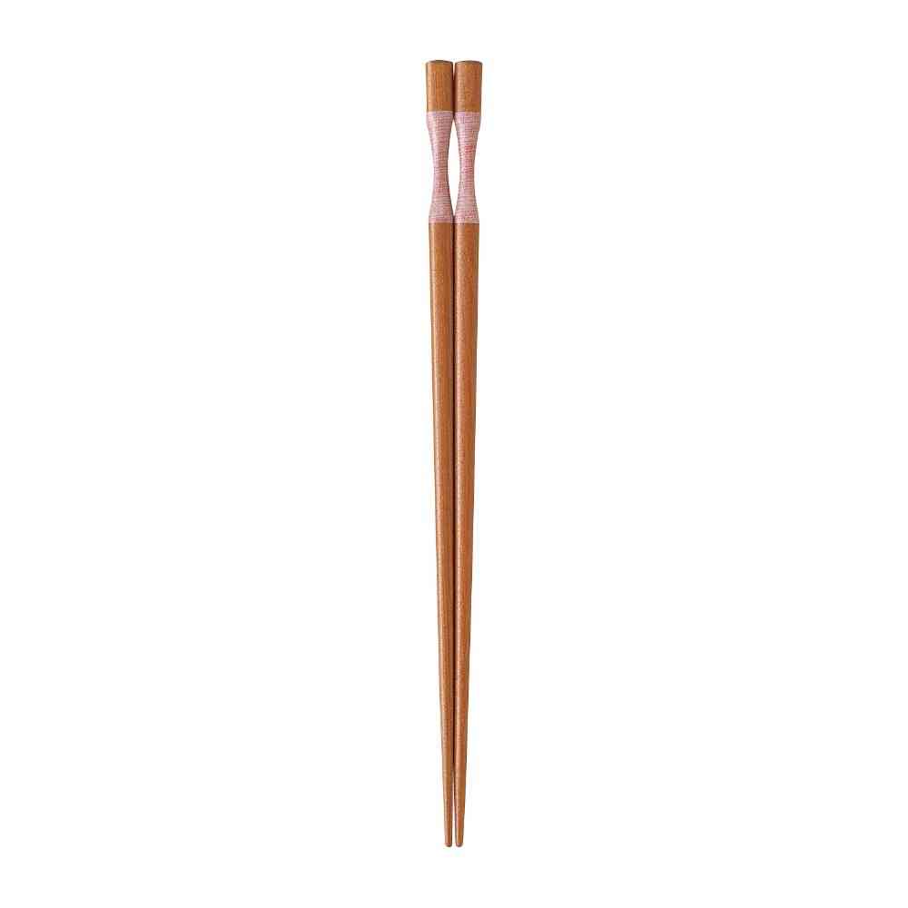 Ishida Chopsticks Kokeshi Pink 20.5cm (1 pair)