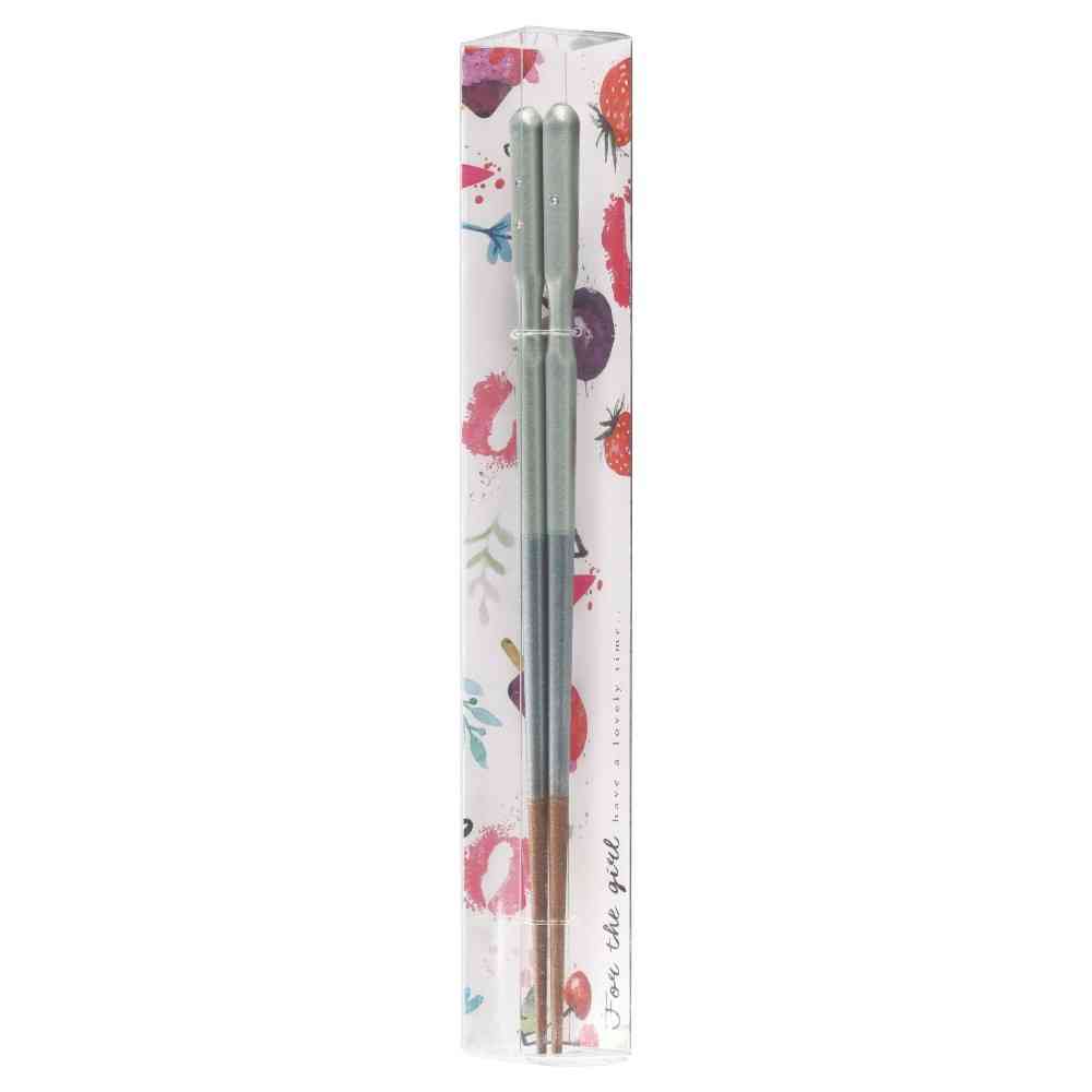 Ishida Elegance Chopsticks Gray 23cm with PET Case
