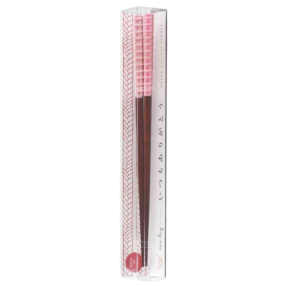 Ishida Chopsticks Prime Pink 23cm in PET Case
