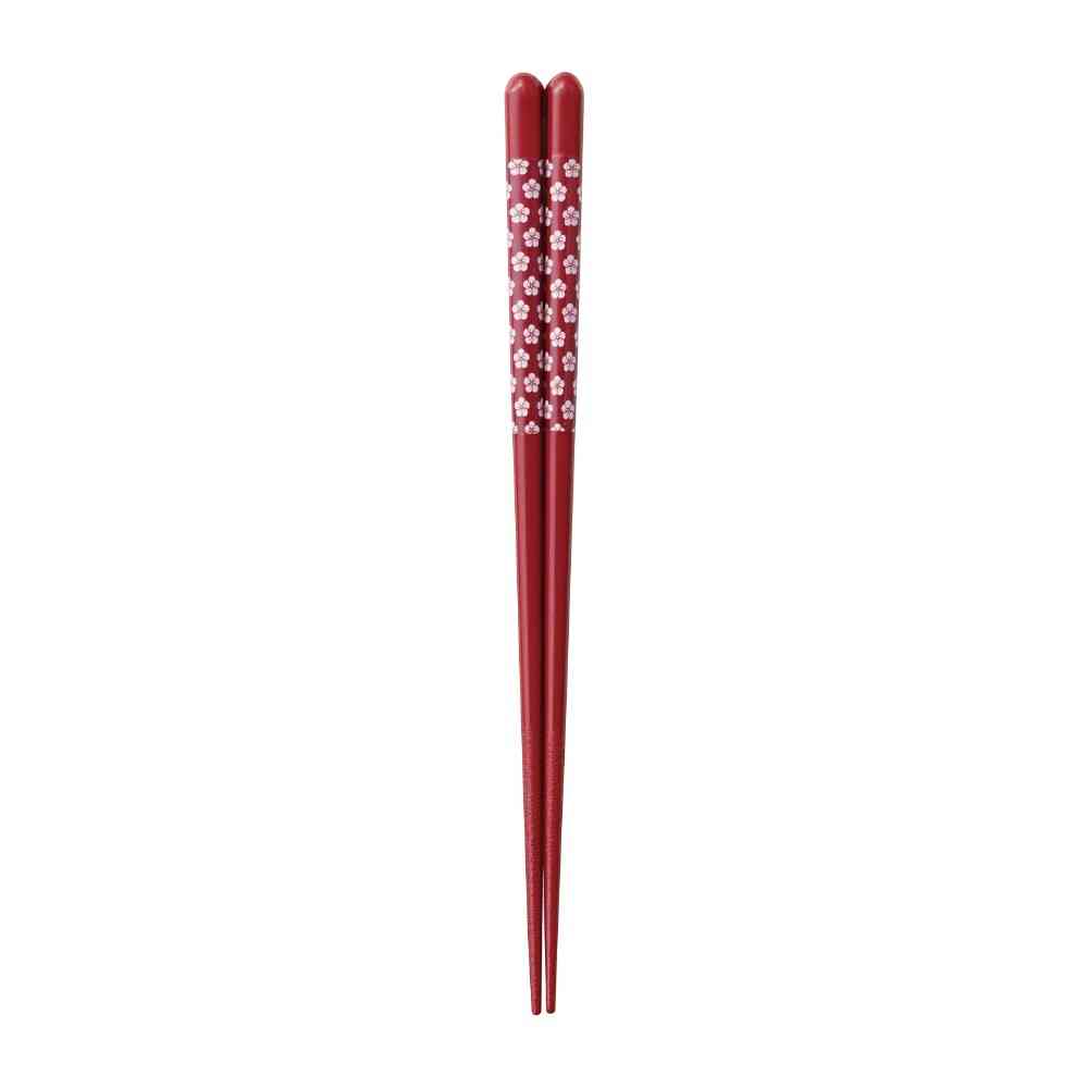 Ishida Dishwasher Safe Chopsticks Twisted Plum 20.5cm