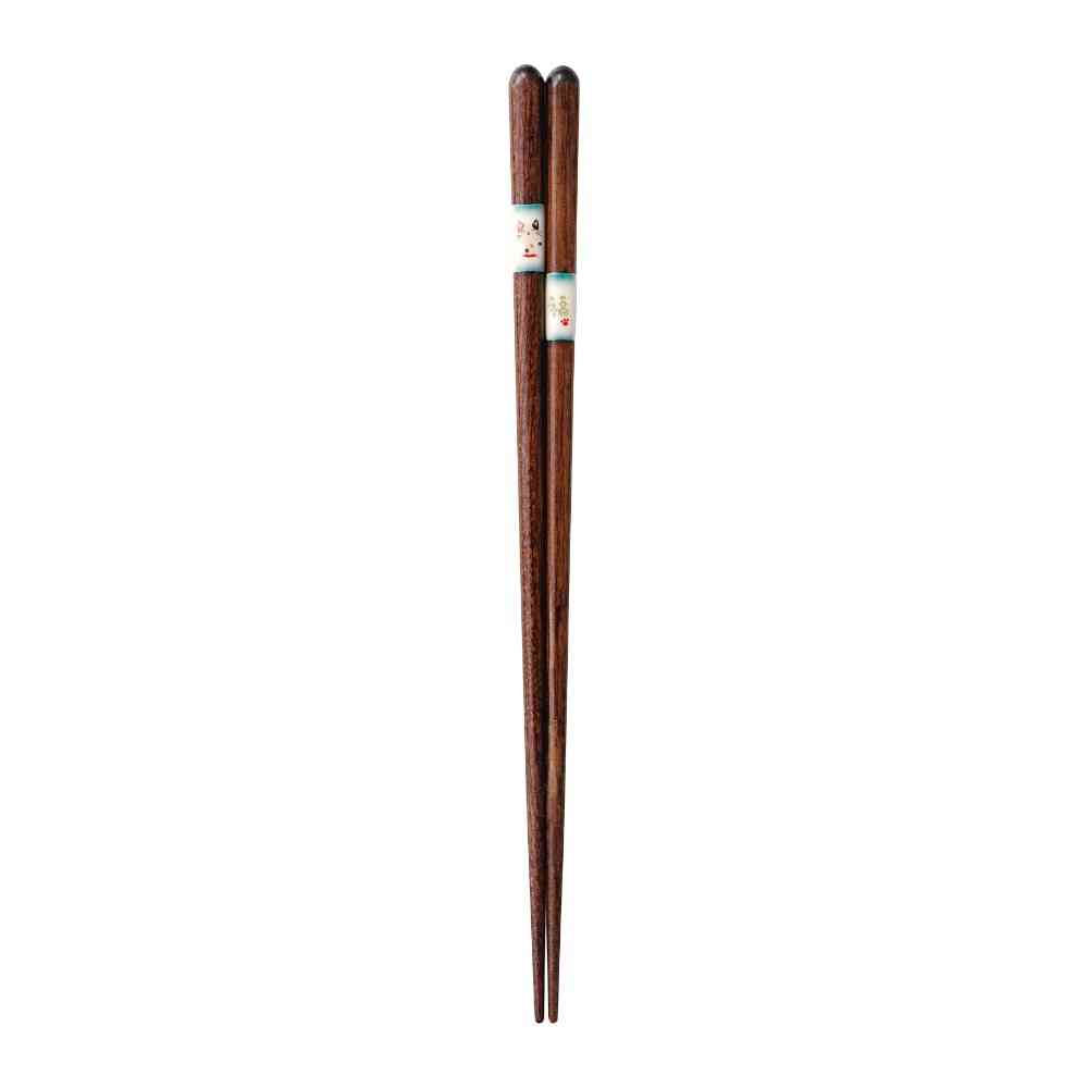 Ishida Dishwasher Safe Chopsticks Happy Cat 23cm