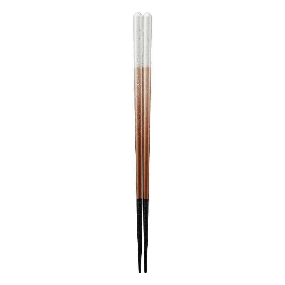 Ishida Dishwasher-Safe Chopsticks, Lumiere Brown, 23cm, 1 Pair
