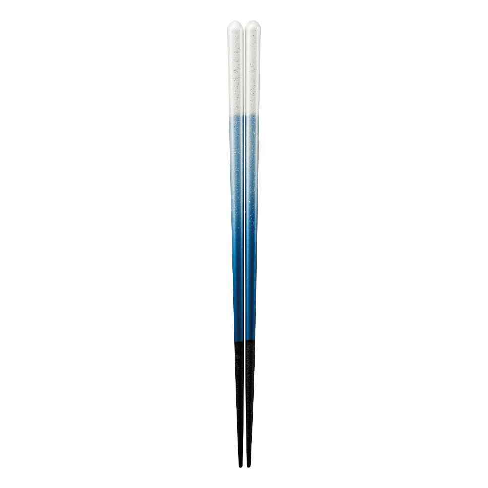 Ishida Dishwasher-Safe Chopsticks, Lumiere Blue, 23cm, 1 Pair