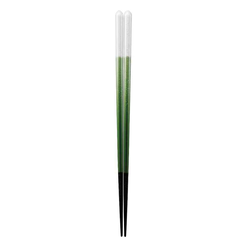 Ishida Dishwasher-Safe Chopsticks, Lumiere Green, 23cm, 1 Pair