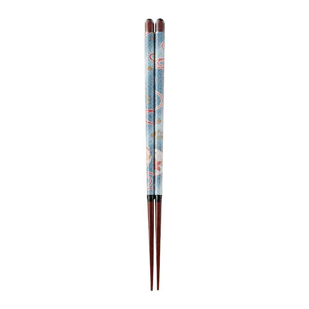Ishida Chopsticks, Kyo Yuzen, Teramachi, 23cm, 1 Pair