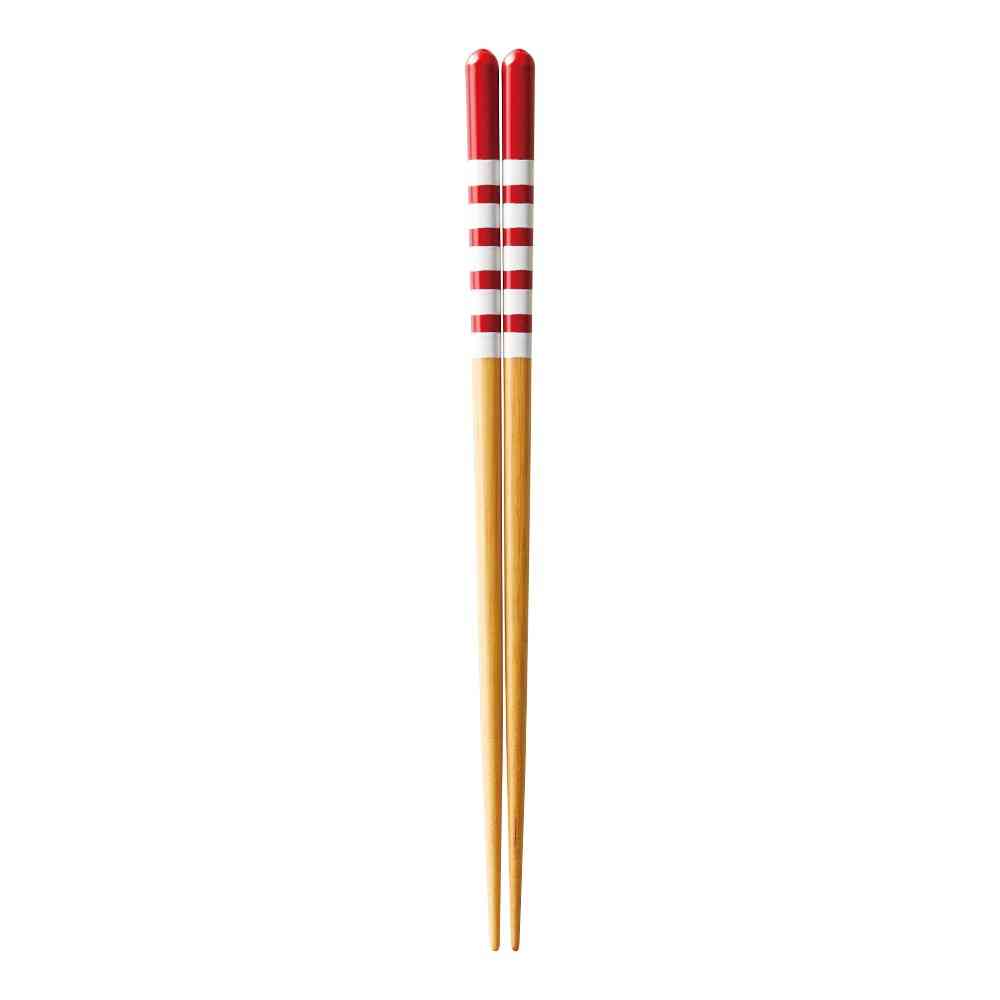 Ishida Dishwasher Safe Chopsticks Natural Red 21cm