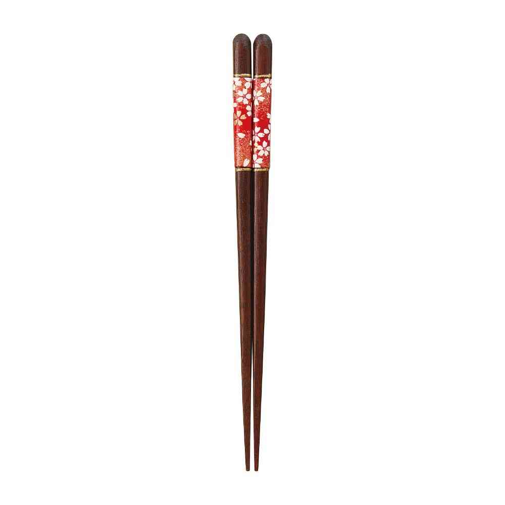 Ishida Chopsticks Lacquered Cherry Blossom 1 Pair