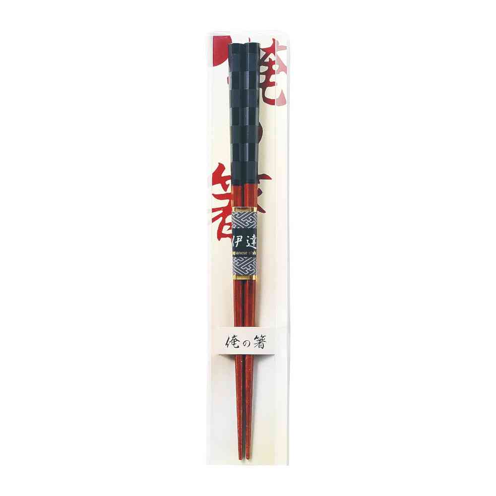 Ishida My Chopsticks Black King - 1 Pair (PET Case Included)