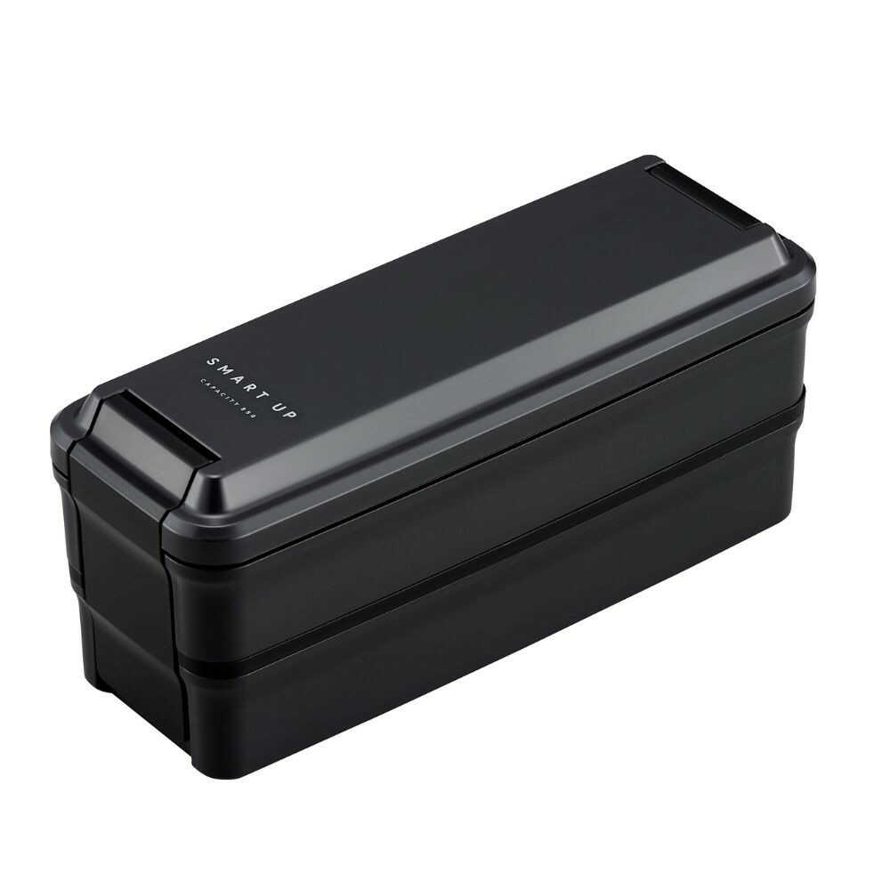 OSK Smart Up Lunch Box 2-Tier Black