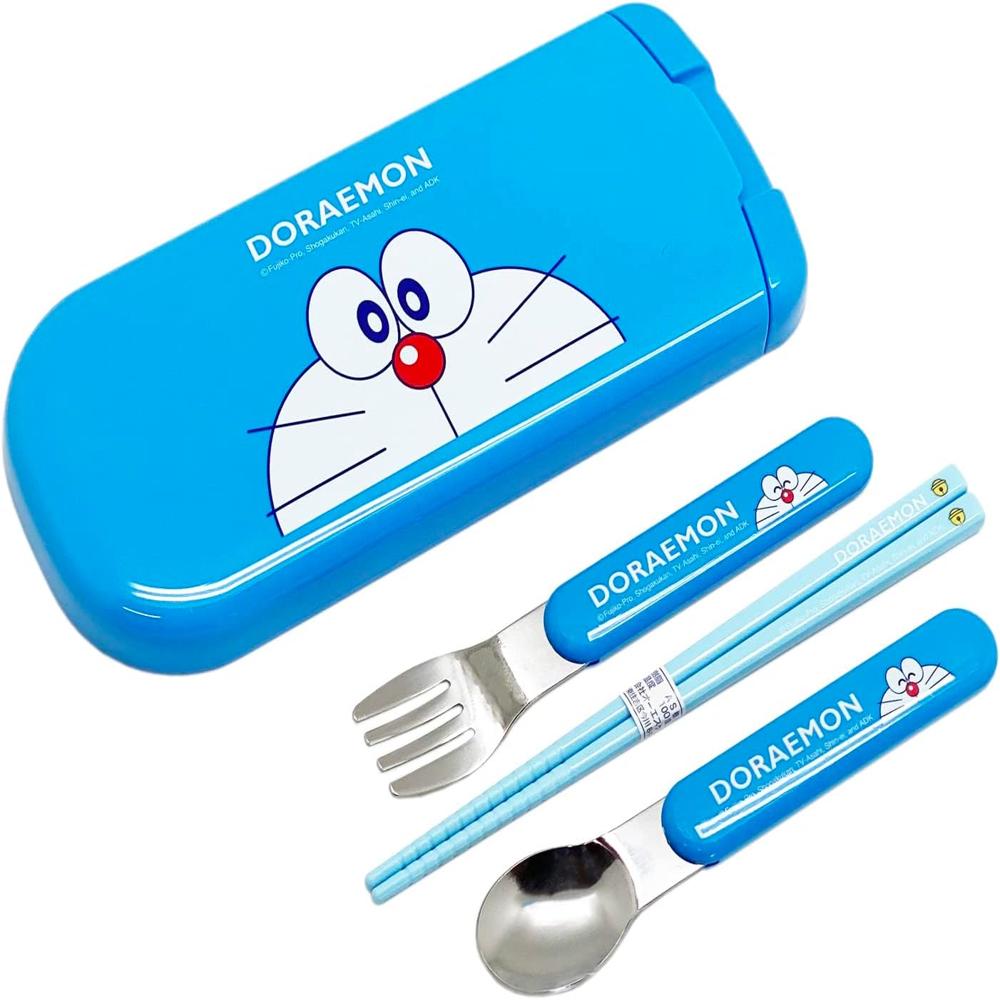 OSK Doraemon Slide Lid Trio Set Blue