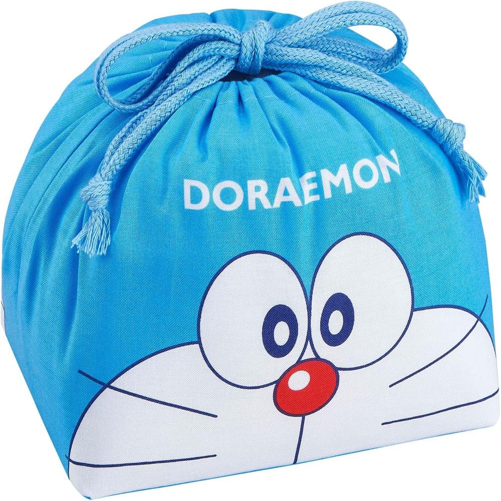 OSK Doraemon Drawstring Lunch Bag Blue