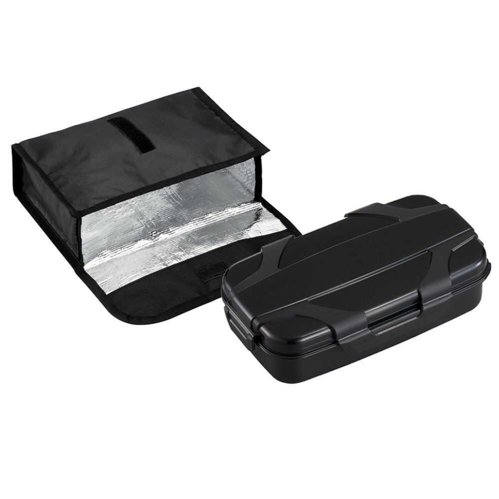 OSK Lunch Box with Insulated Bag Black