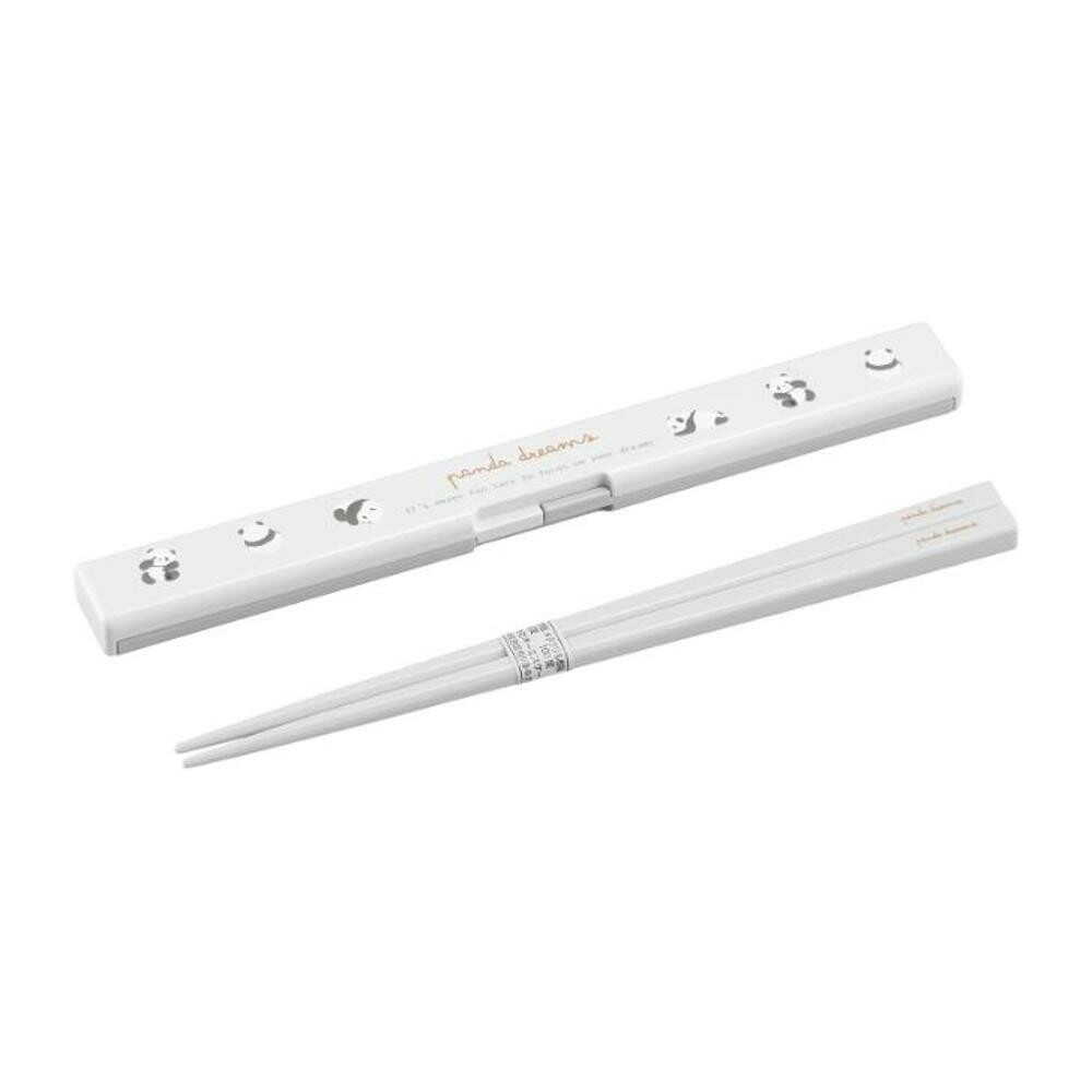 OSK Panda Slim Chopstick Case Set White