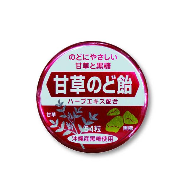 Okuda Pharmaceutical Licorice Throat Candy 54 Pieces