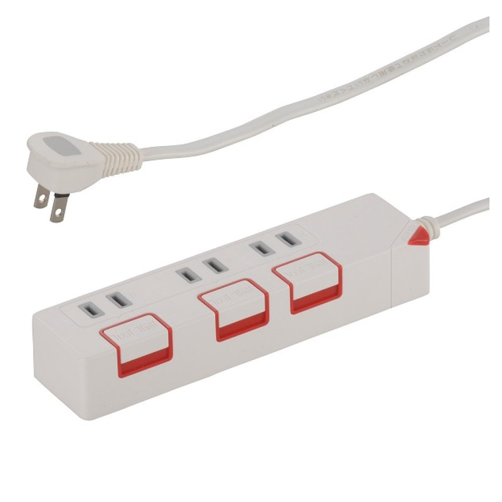 Ohm Electric Energy-Saving Tap 3 Outlets 2.5m