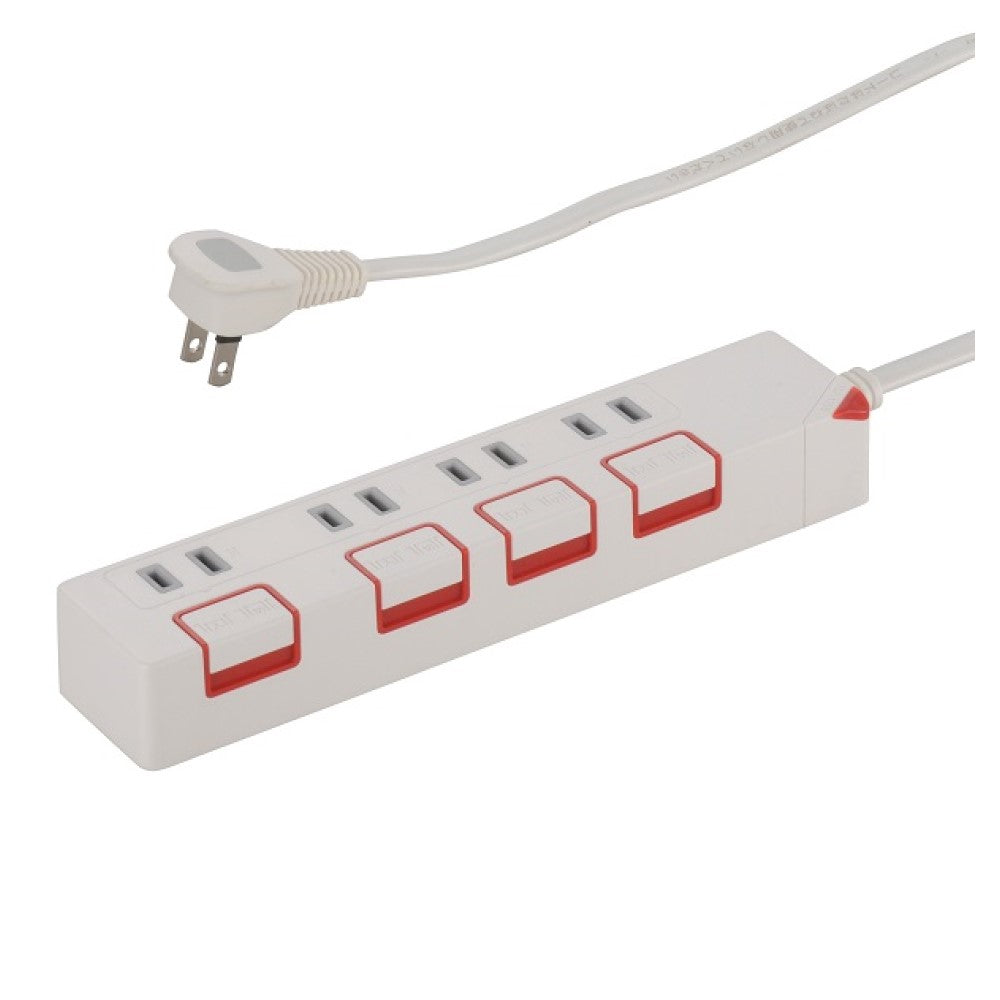 Ohm Electric Energy-Saving Tap 4 Outlets 1.5m
