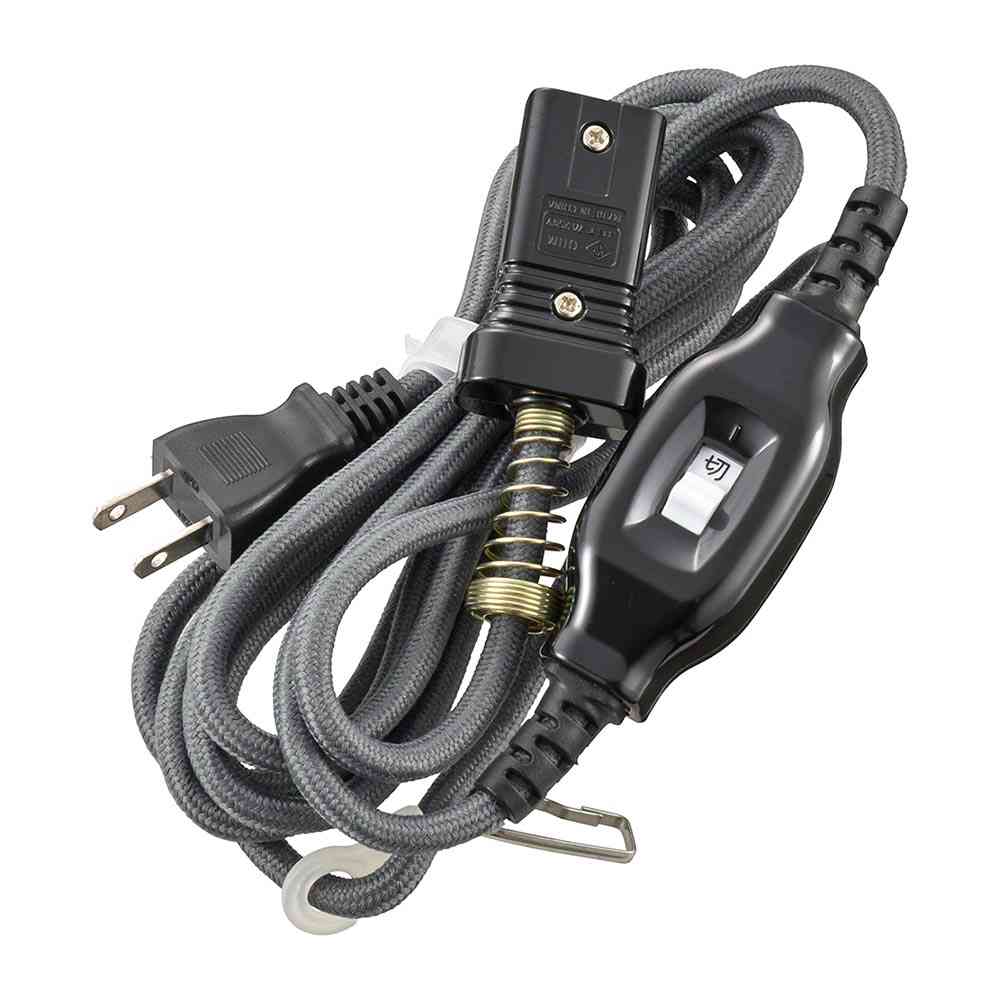 Ohm Electric Kotatsu Cord Straight Plug 3m 00-1501