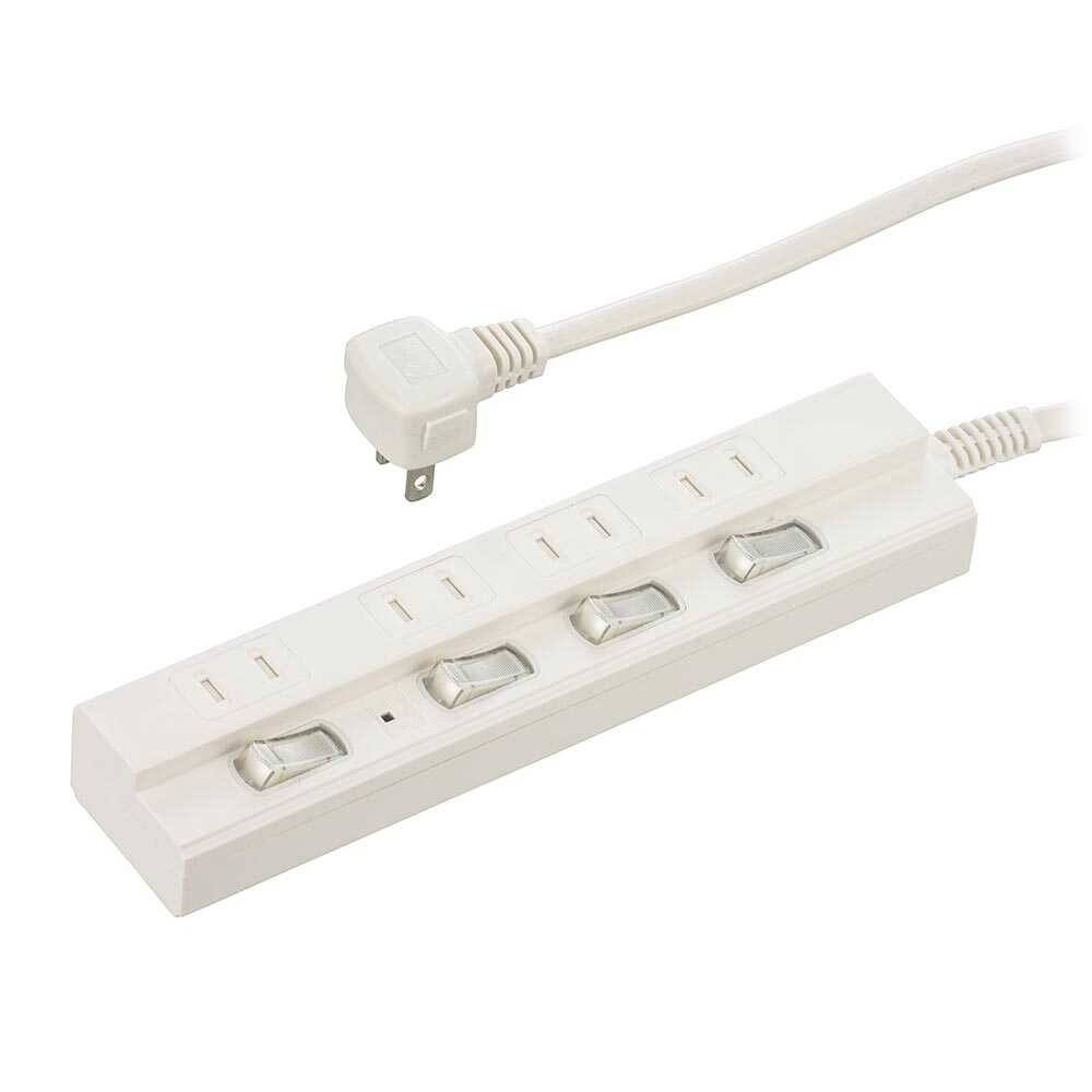Ohm Electric Energy Saving Tap Lightning Guard 4 Outlets HS-TPK42W-22