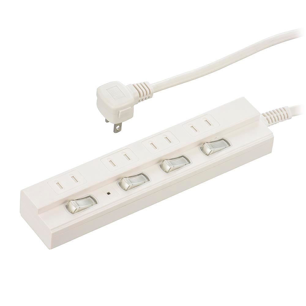 Ohm Electric Energy Saving Tap Lightning Guard 4 Outlets HS-TPK43W-22