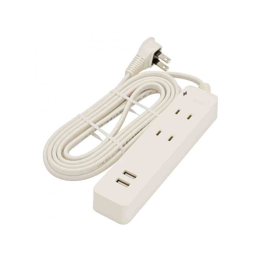 Ohm Electric 2 Outlet Tap with Lightning Guard / USB Ports 3m HS-TKU23W22