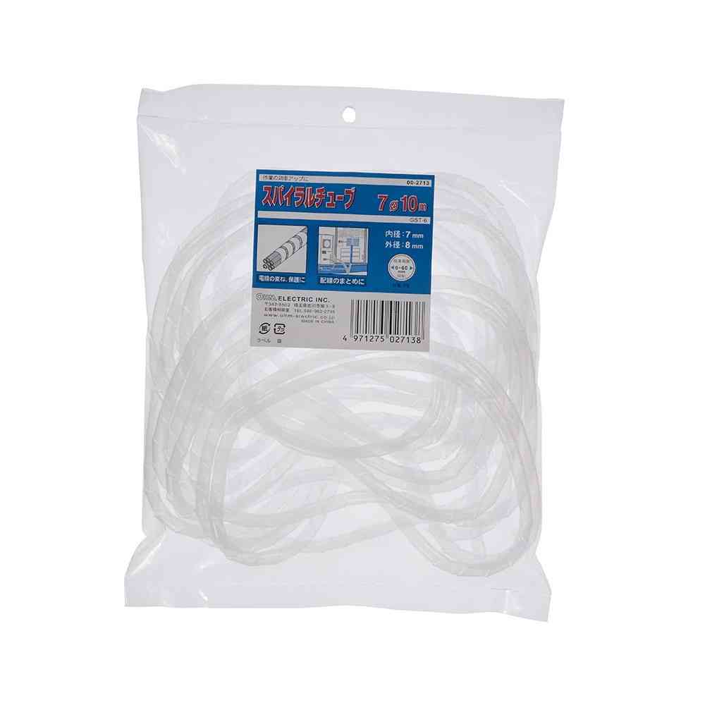 Ohm Electric Spiral Tube, Inner Diameter 7mm, 10m, GST-6