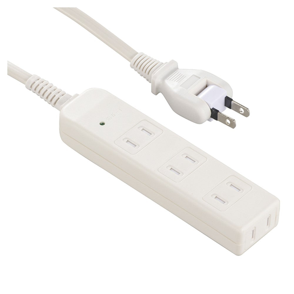 Ohm Electric Lightning-Proof Safety Tap 4 Outlets 1m