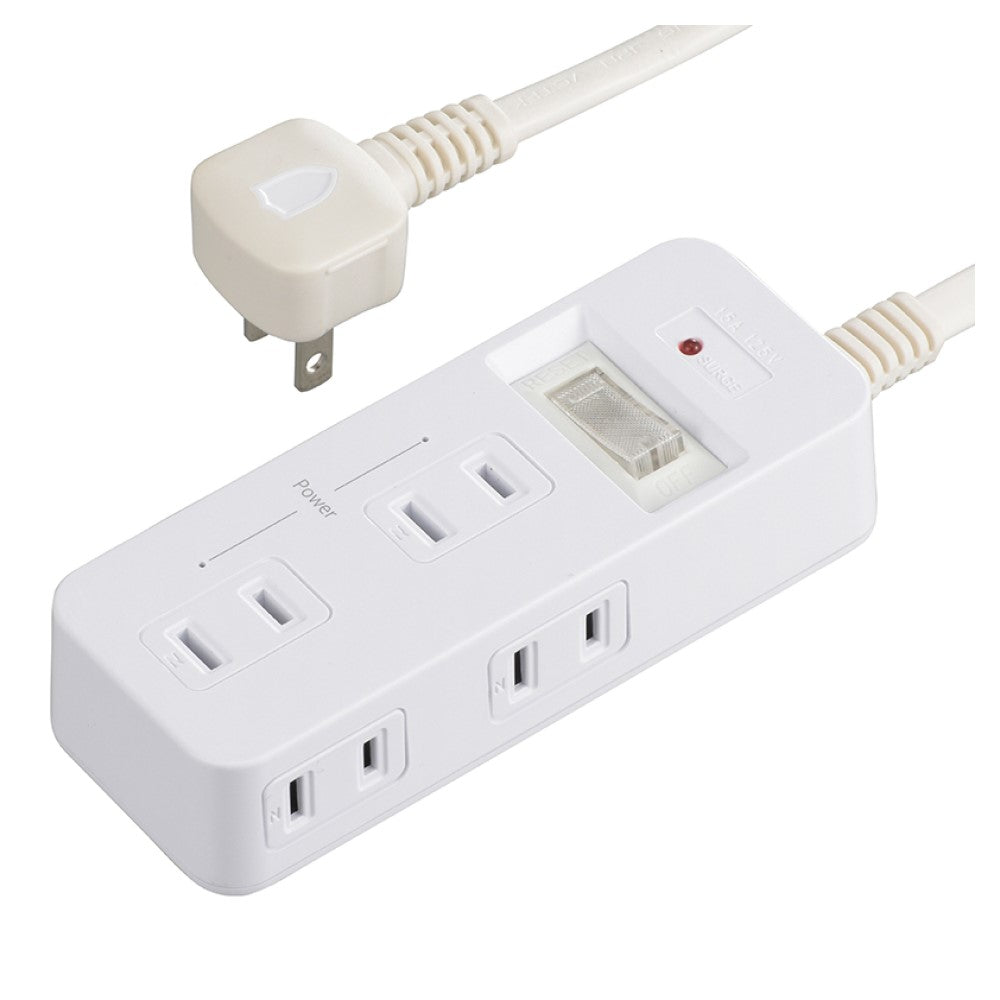 Ohm Electric Smoke Guard Switch Tap 6 Outlets 3m