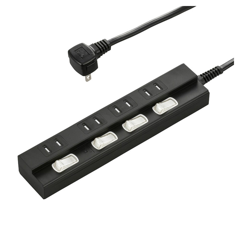Ohm Electric Lightning Resistant Energy Saving Tap 4 Outlets 1m