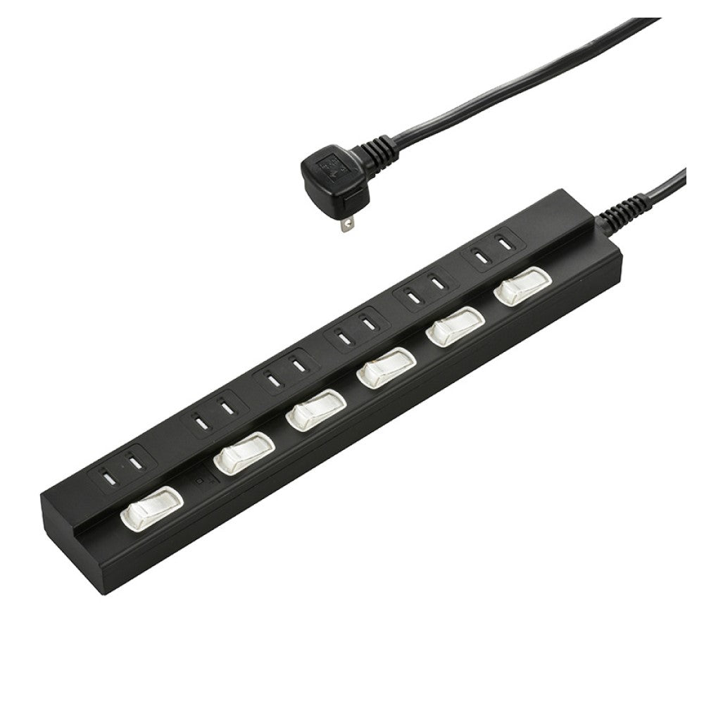 Ohm Electric Lightning Resistant Energy Saving Tap 6 Outlets 2m