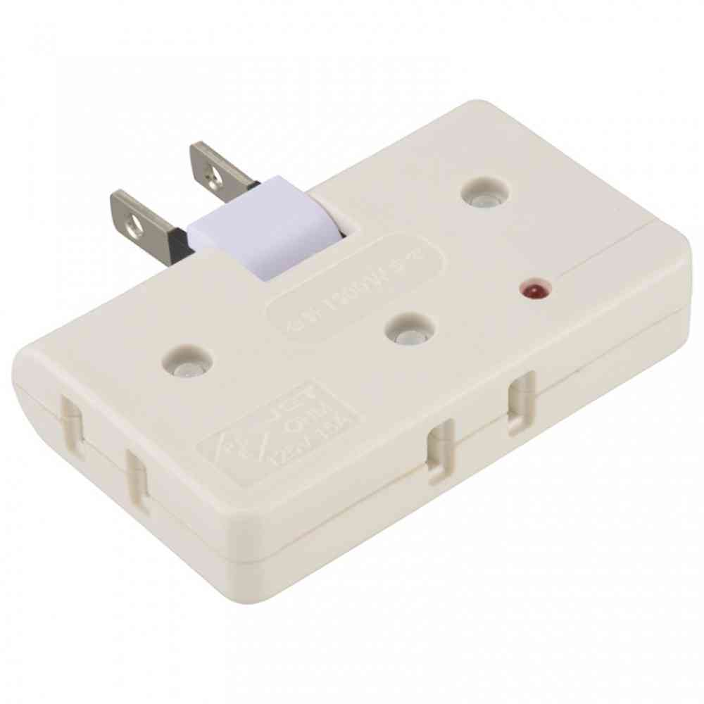 Ohm Electric Lightning Resistant Corner Tap 3 Outlet HS-AKS3PBT-W
