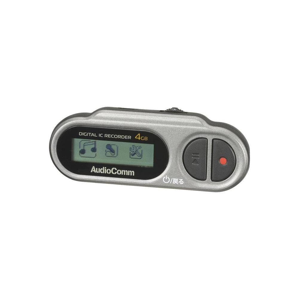 Ohm Electric AudioComm Digital IC Recorder 4GB