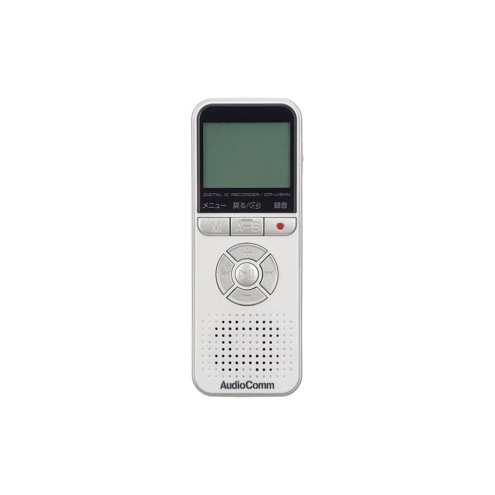 Ohm Electric AudioComm Digital IC Recorder 4GB
