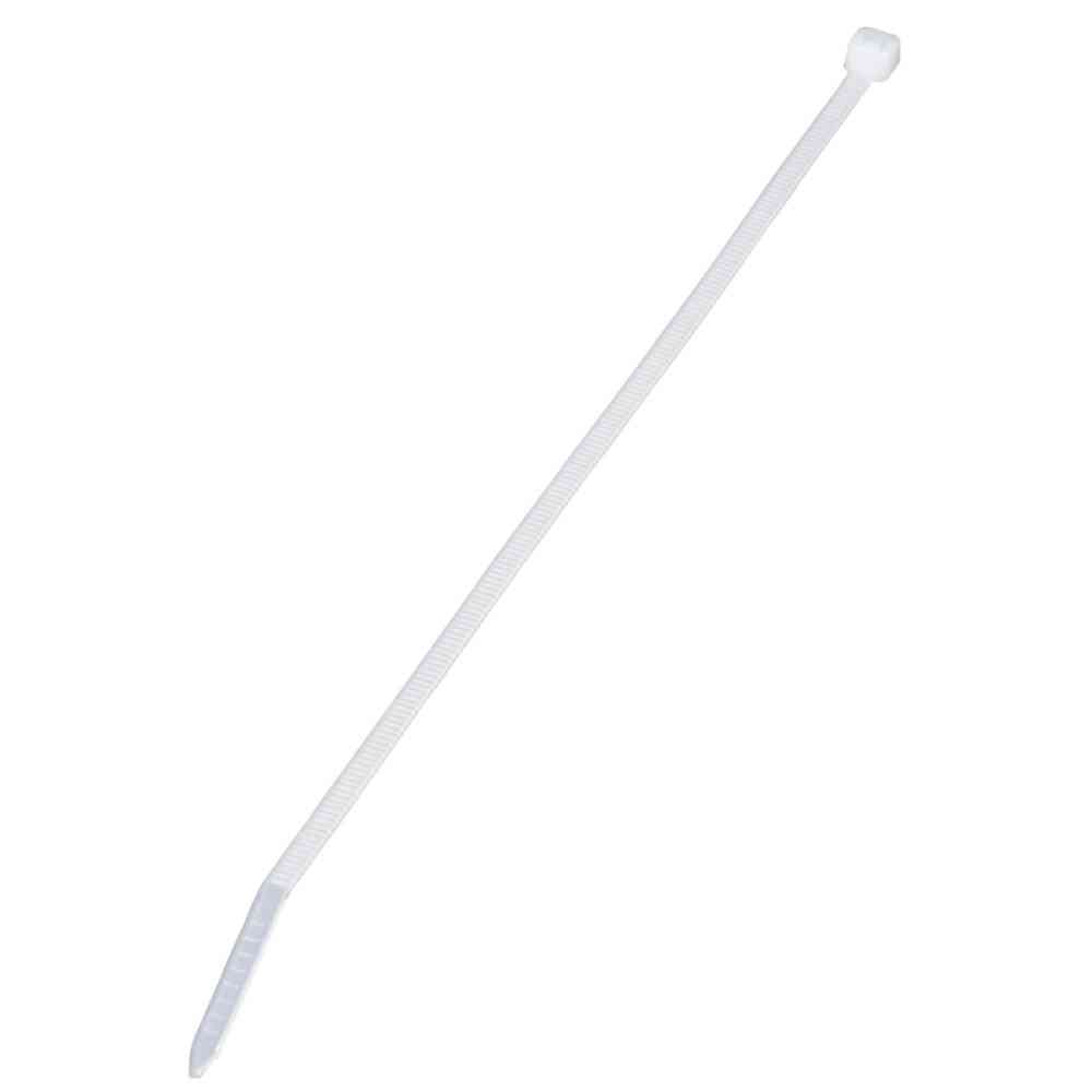 Ohm Electric Lock Tie Indoor Use 200mm White 04-3133 (100 pieces)