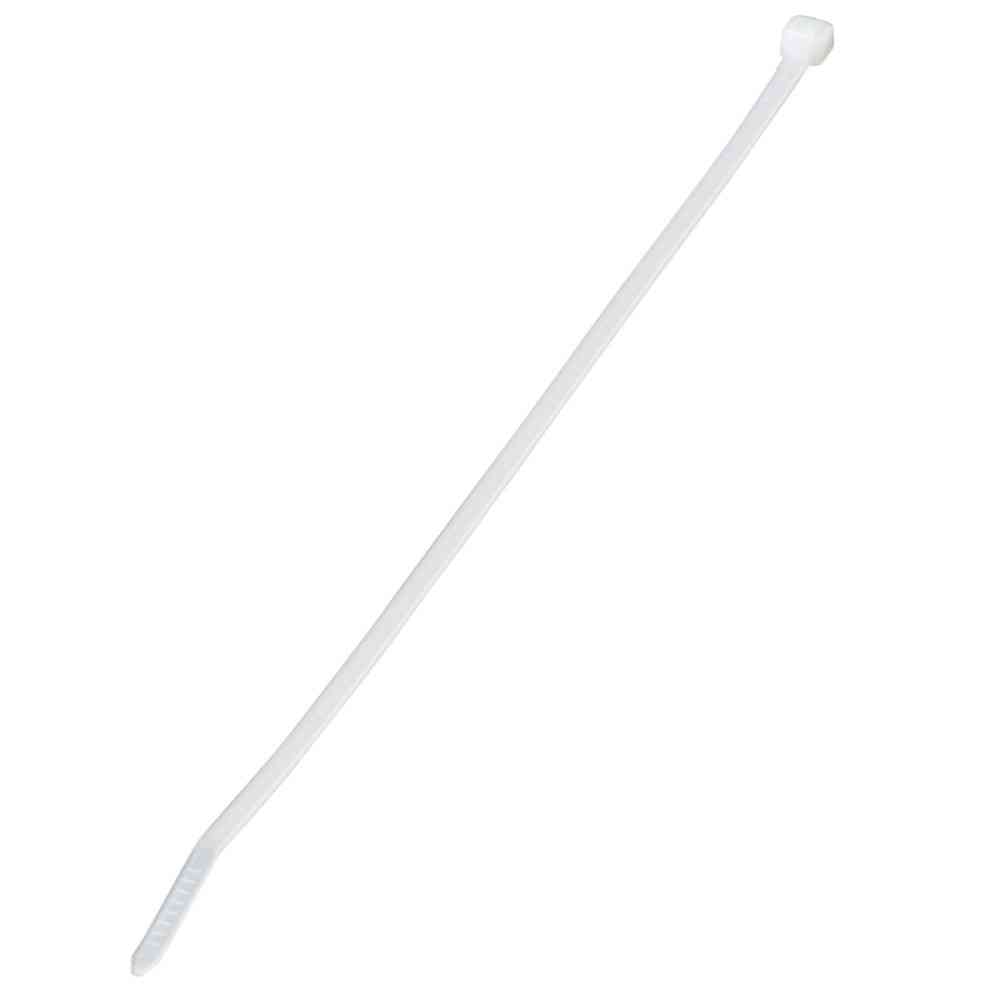 Ohm Electric Lock Tie Indoor Use 250mm White 04-3134 (100 pieces)
